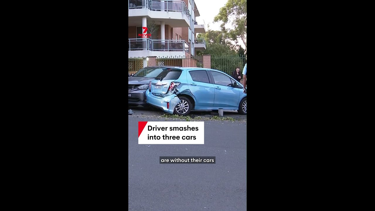Alleged drug driver smashes into three cars at North Parramatta, Sydney ...