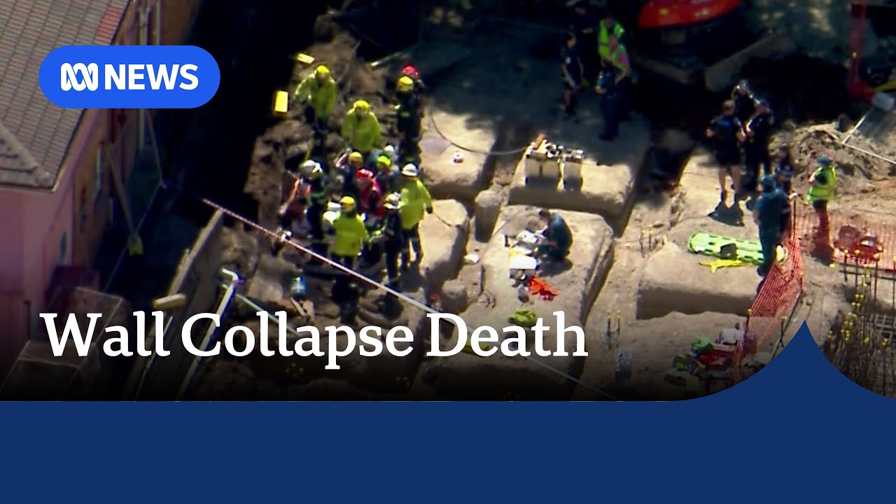 Man dies after wall collapses at Brisbane construction site | ABC NEWS ...