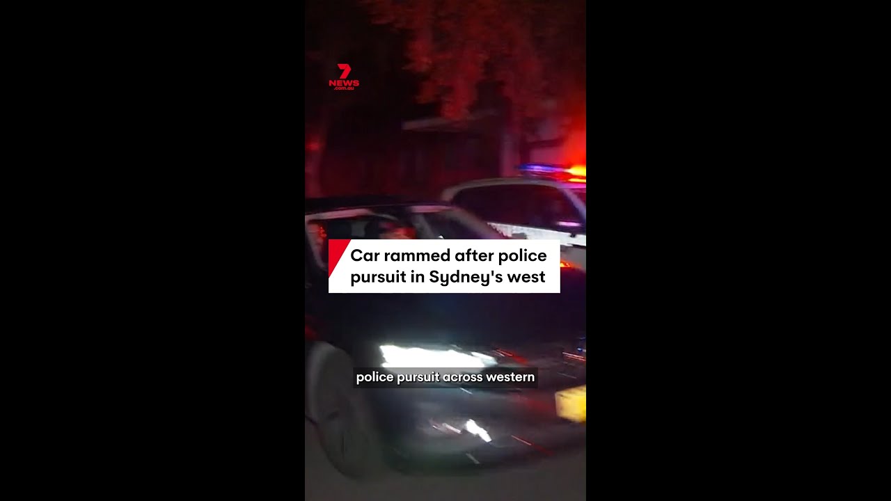 Car rammed after police pursuit in Sydney’s west – The Australian News