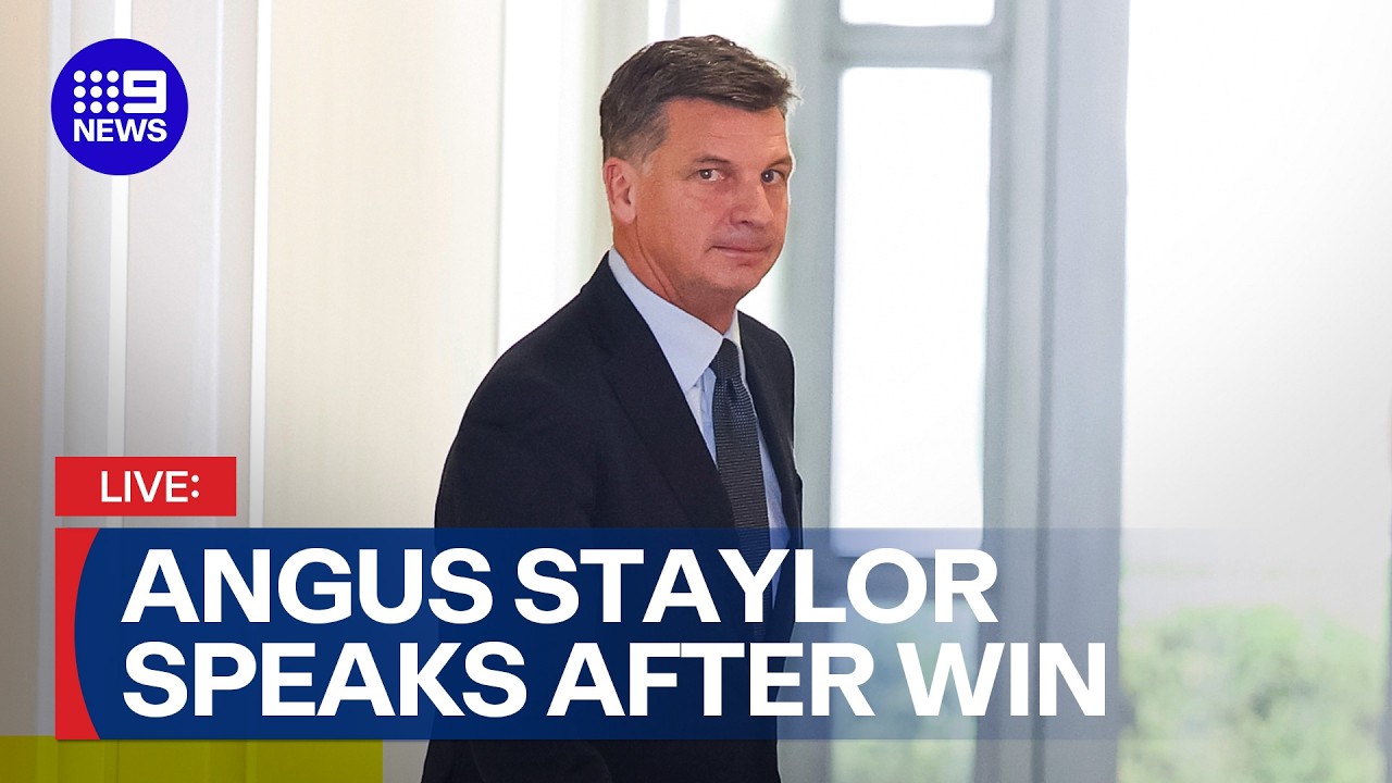 #LIVE: Angus Taylor addresses the media following his leadership win ...
