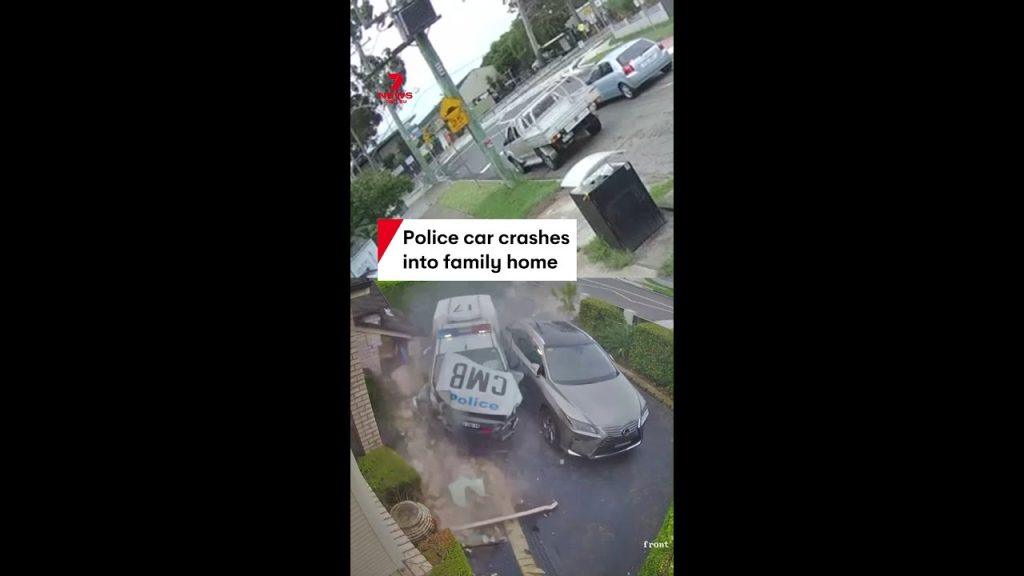 Police car crashes into family home at Merrylands in Sydney’s west ...