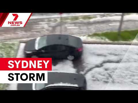 Severe storm batters Sydney's west with giant hail | 7NEWS – The ...
