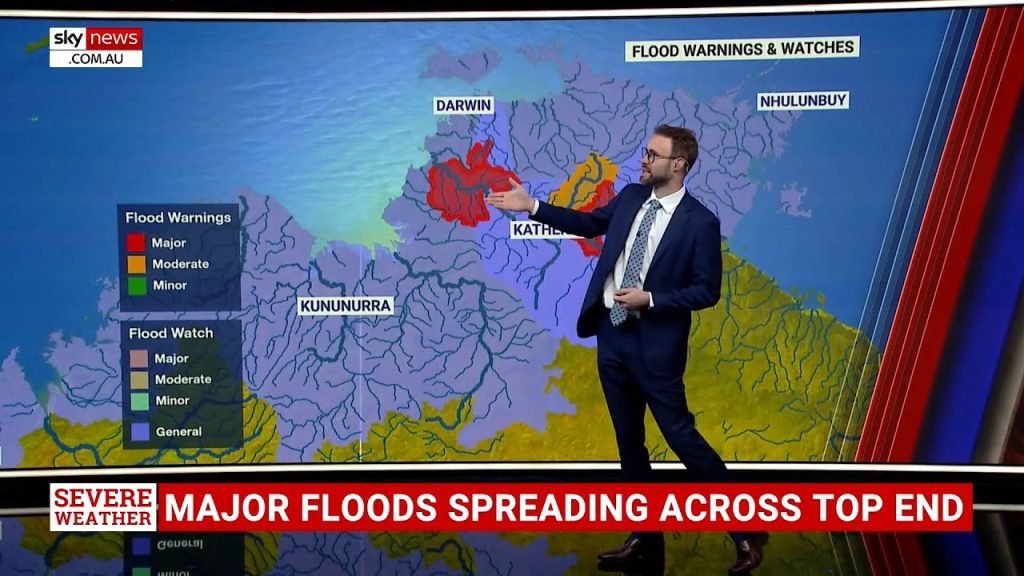 Major Move Alert Major flood alerts across NT as ex-Tropical Cyclone Narelle pushes west ...