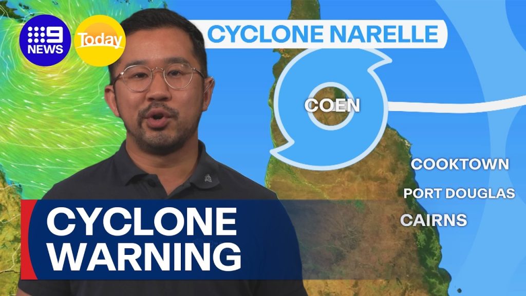 Tropical cyclone forms off the coast of Queensland | 9 News Australia ...