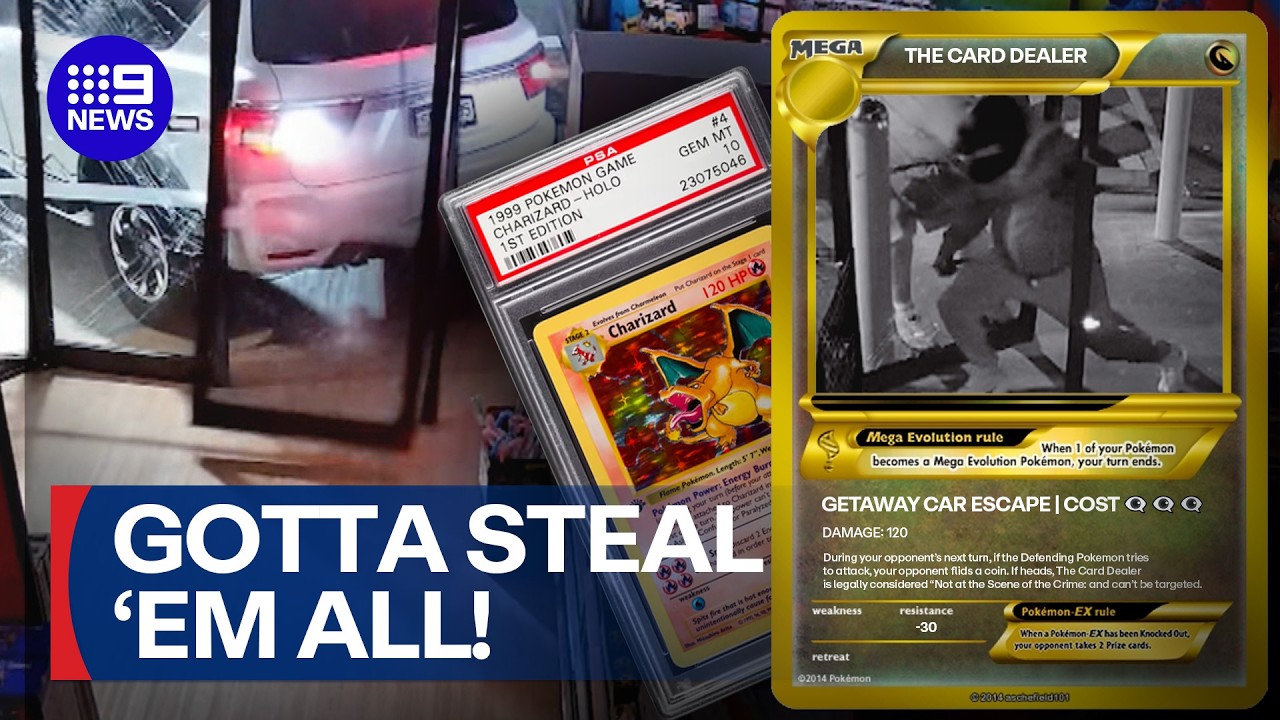 Pokémon card crime spree spreads across Australia | 9 News Australia ...