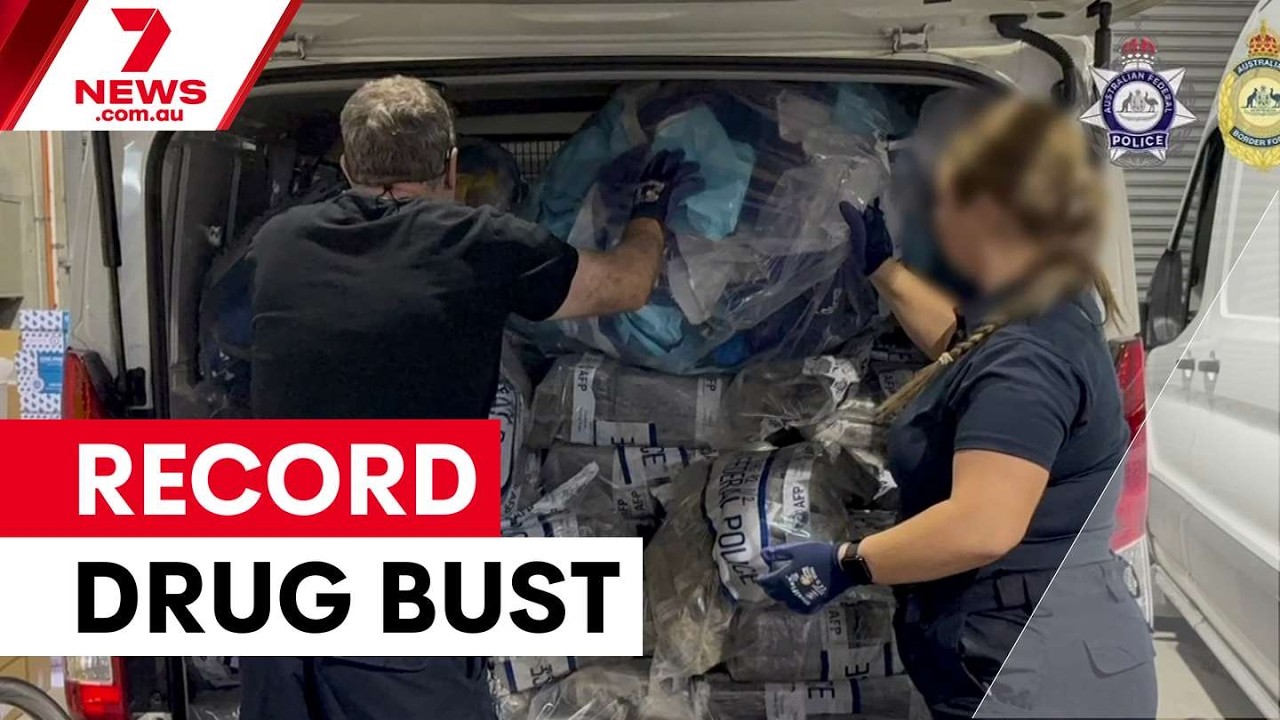 Largest cocaine bust in Australian history | 7NEWS – The Australian News